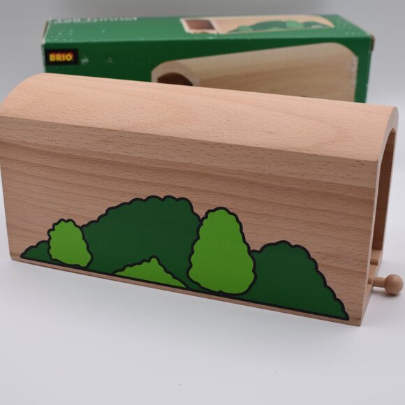 Brio Railway 33459 Tall Tunnel Wooden with Tress Vintage Compatible with Thomas - Picture 2 of 6